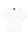 Emporio Armani Logo-embroidered T-shirt In White