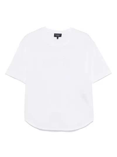 EMPORIO ARMANI LOGO-EMBROIDERED T-SHIRT