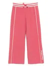 Emporio Armani Logo-embroidered Track Pants In Pink