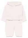 Emporio Armani Logo-embroidered Tracksuit Set In Pink