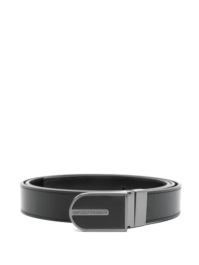 Emporio Armani Logo-engraved Belt