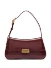 Emporio Armani Logo-engraved Shoulder Bag In Red