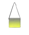 Emporio Armani Logo Gradient Shoulder Bag In Yellow