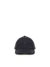 Emporio Armani Logo Baseball Cap In Blue