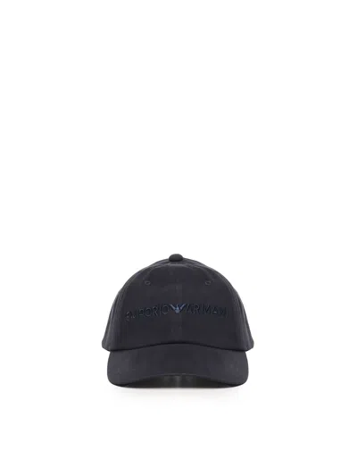 EMPORIO ARMANI LOGO HAT