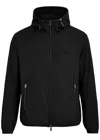 Emporio Armani Logo Patch Water In Black