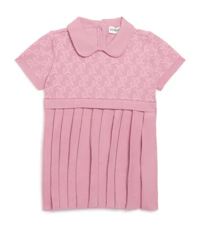 Emporio Armani Kids' Logo-jacquard Dress In Purple