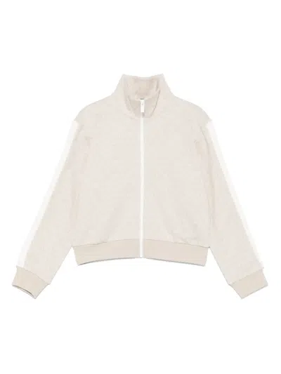 Emporio Armani Kids' Logo-jacquard Sweatshirt In 中性色