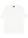 Emporio Armani Cotton Crew Neck T-shirt In White