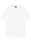 Emporio Armani Cotton Crew Neck T-shirt In White