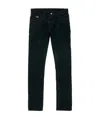 Emporio Armani Straight-leg Jeans In Black