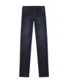 Emporio Armani Logo Jeans In Black