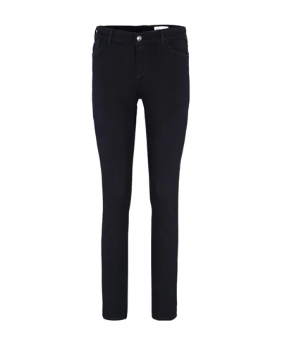Emporio Armani Logo Jeans In Black