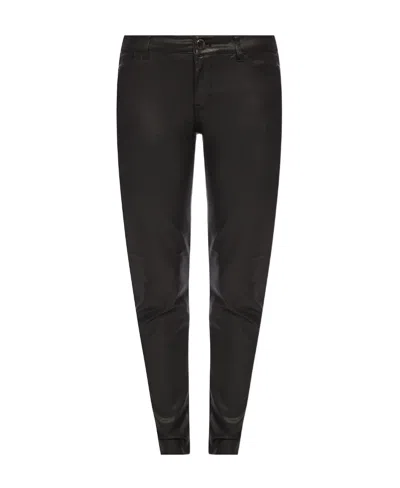 Emporio Armani Logo Jeans In Black