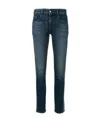 Emporio Armani Logo Jeans In Blue