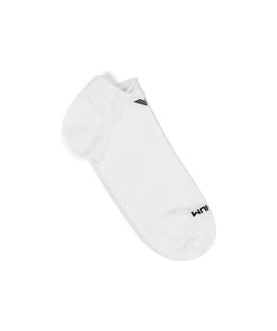 Emporio Armani Logo Knitted Socks In White
