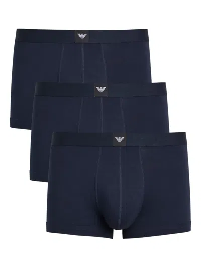 EMPORIO ARMANI LOGO-LABEL BOXERS (PACK OF THREE)