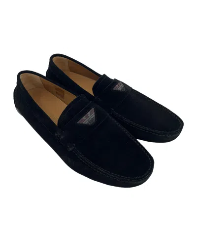 EMPORIO ARMANI LOGO LOAFER SHOES