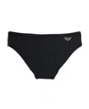 Emporio Armani Logo Logo Briefs In Black