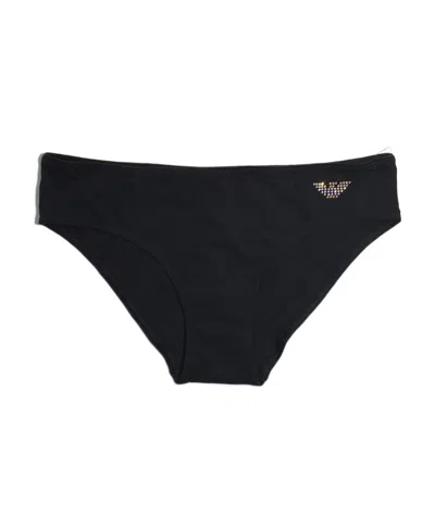 Emporio Armani Logo Logo Briefs In Black