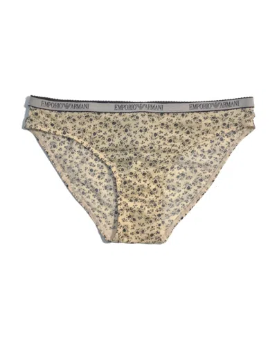 Emporio Armani Logo Logo Briefs In Nude