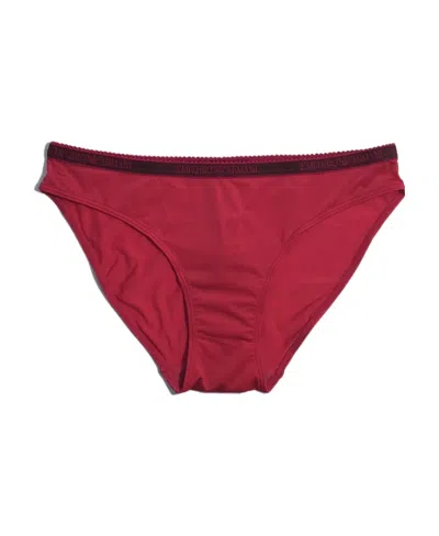 Emporio Armani Logo Logo Briefs In Red