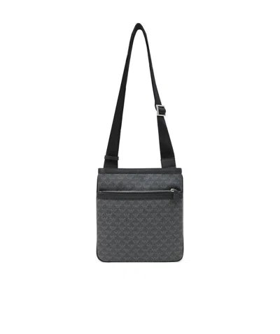 Emporio Armani Logo Logo Satchel Bag In Black