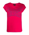 Emporio Armani Logo Logo T-shirt In Red