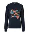 Emporio Armani Logo Long-sleeved Sweater In Black