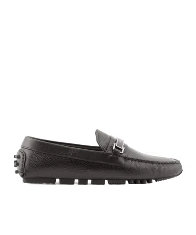 Emporio Armani Logo Love Shoes In Black