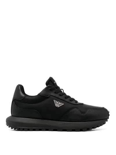 EMPORIO ARMANI LOGO LOW-TOP SNEAKERS