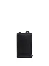 Emporio Armani Logo Messenger Bag In Black