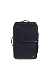 Emporio Armani Top Handle Strap Backpack With Front Zip In Blue