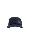Emporio Armani Emblem Patch Baseball Cap In Black