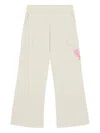 Emporio Armani Logo-patch Cargo Trousers In Neutral