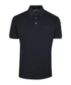 Emporio Armani Polo Blu Navy Basic In Black