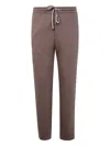 Emporio Armani Track Detail Sweatpants Back Pocket In Brown