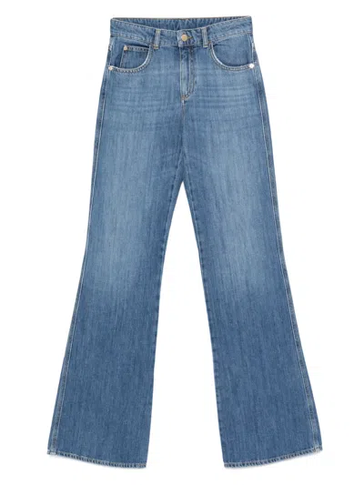 EMPORIO ARMANI LOGO-PATCH JEANS