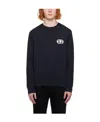 Emporio Armani Sweatshirt In Blue