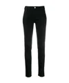 Emporio Armani J20 High-waisted Super-skinny Leg Jeans In Stretch Denim In Black