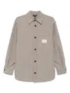 Emporio Armani Logo Shirt In Gray