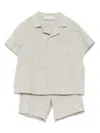 Emporio Armani Logo-patch Shorts Set