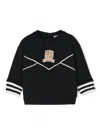 Emporio Armani Logo-patch Sweatshirt In Blue