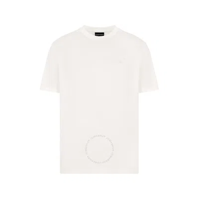 Emporio Armani Logo-patch T-shirt In White