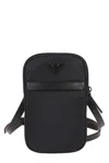 Emporio Armani Logo Patch Zipped Wallet In Black