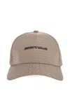 Emporio Armani Logo-plaque Baseball Cap In Neutral