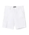Emporio Armani Logo-plaque Bermuda Shorts In White