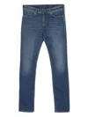Emporio Armani Straight-leg Denim Jeans In Blue