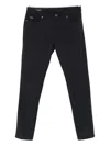 Emporio Armani Man Pants Black Size 31 Cotton, Elastane In Black