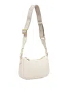 Emporio Armani Logo-plaque Zip-top Shoulder Bag In Neutral